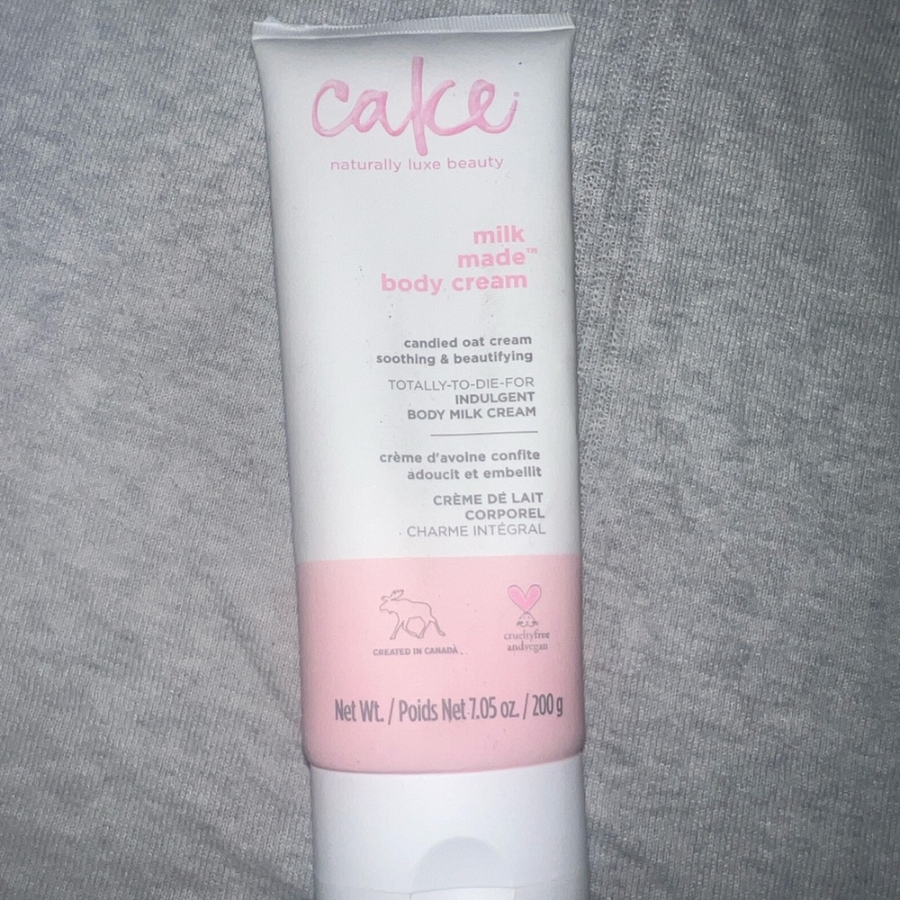 Cake Milk Made Body Cream - Pink and White